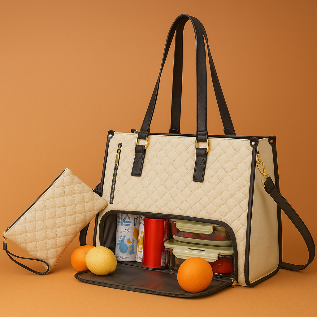 Totebag mit Lunchfach
