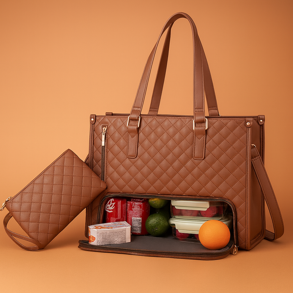 Totebag mit Lunchfach