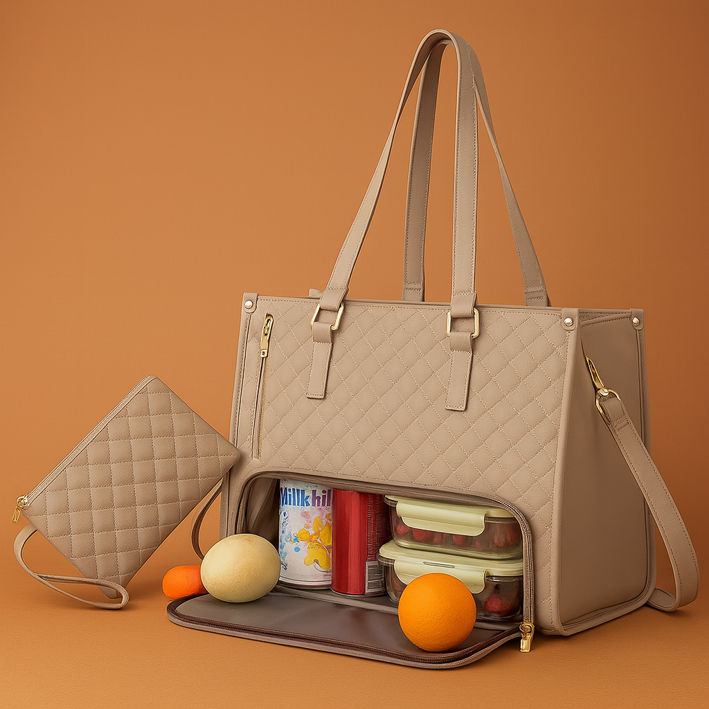 Totebag mit Lunchfach