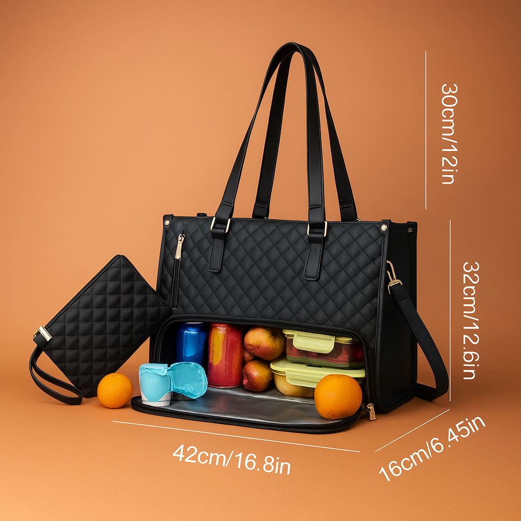 Totebag mit Lunchfach