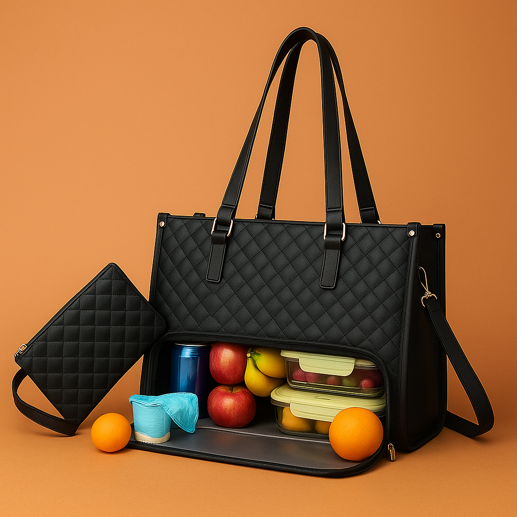 Totebag mit Lunchfach