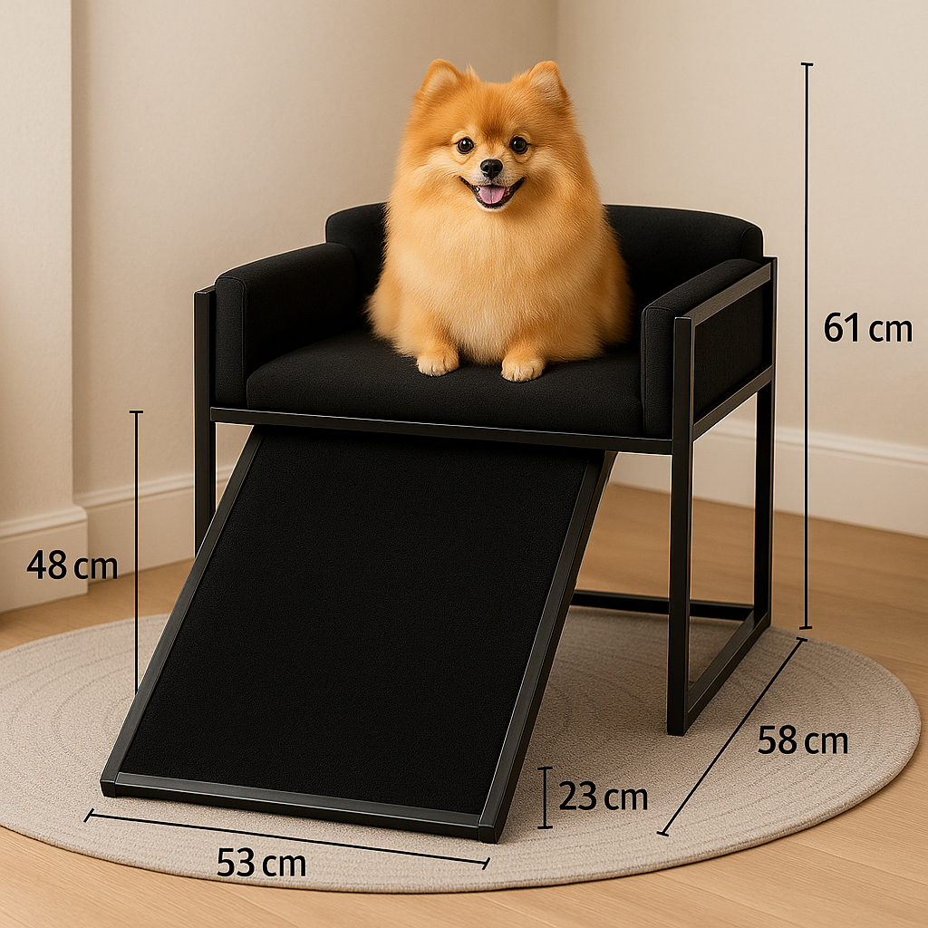 Paws & Relax – Der Premium-Haustierstuhl mit Rampe