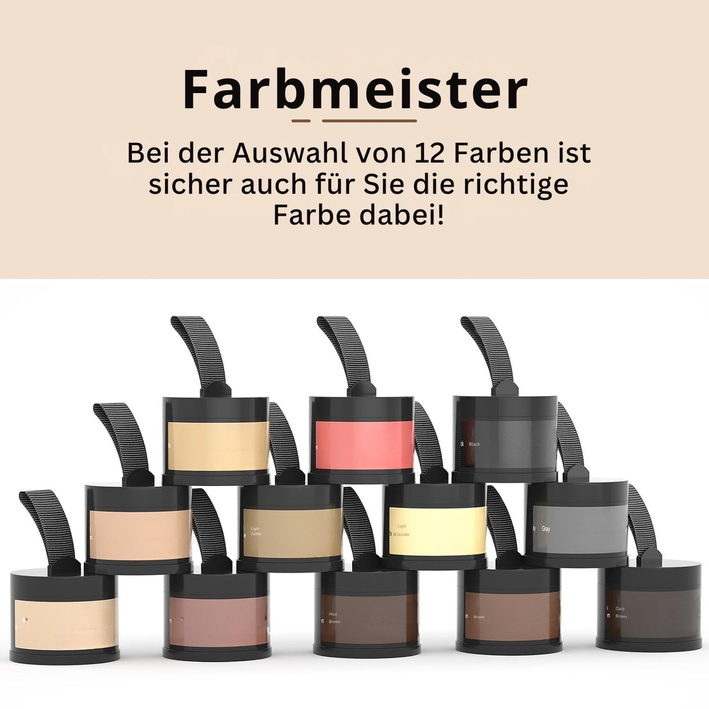 CoverGlow Haaransatz Puder