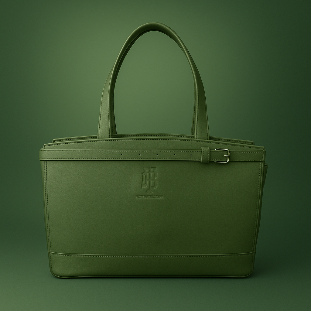 Leder-Organizer: Isoliertes Laptopfach + Schlüssel-Wallet