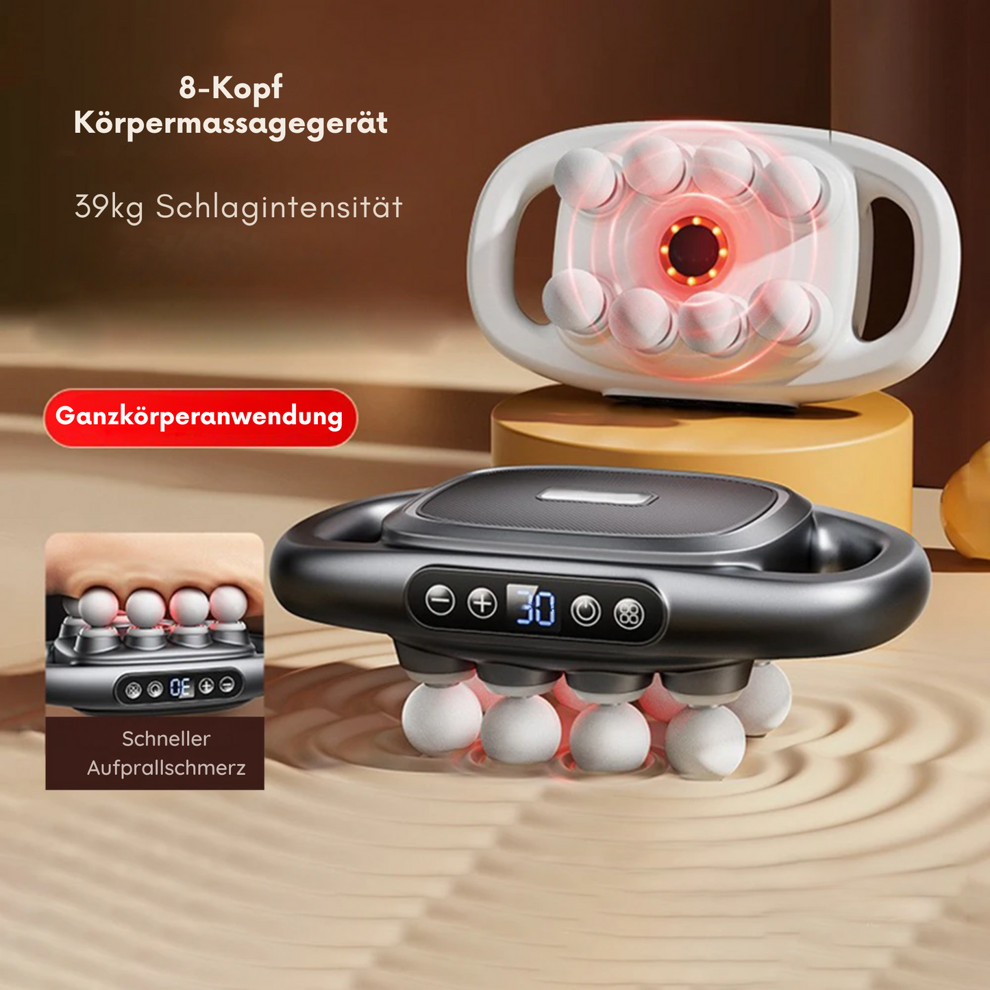 6-head body massager