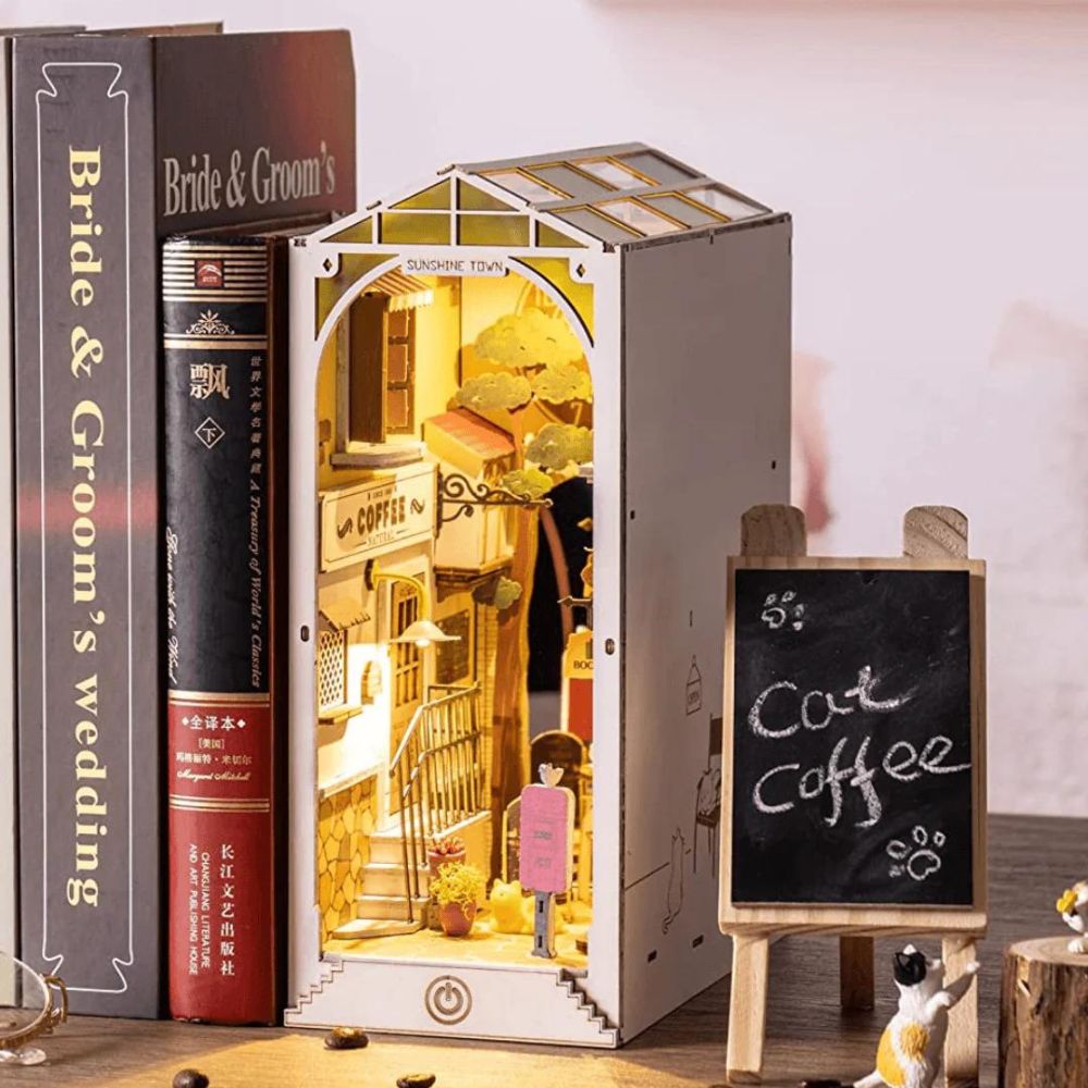 Magic Book Nook: DIY Wooden Puzzle for Book Lovers