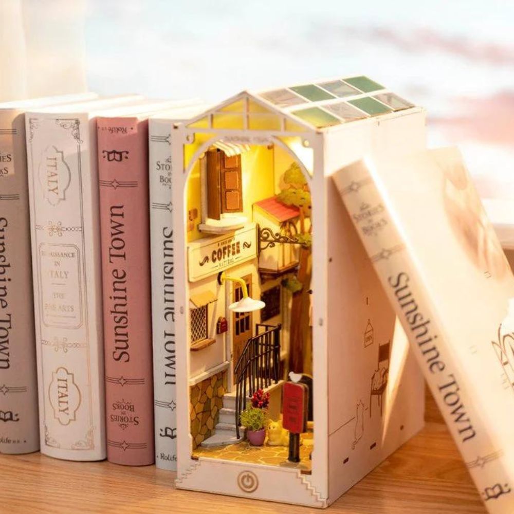 Magic Book Nook: DIY Wooden Puzzle for Book Lovers