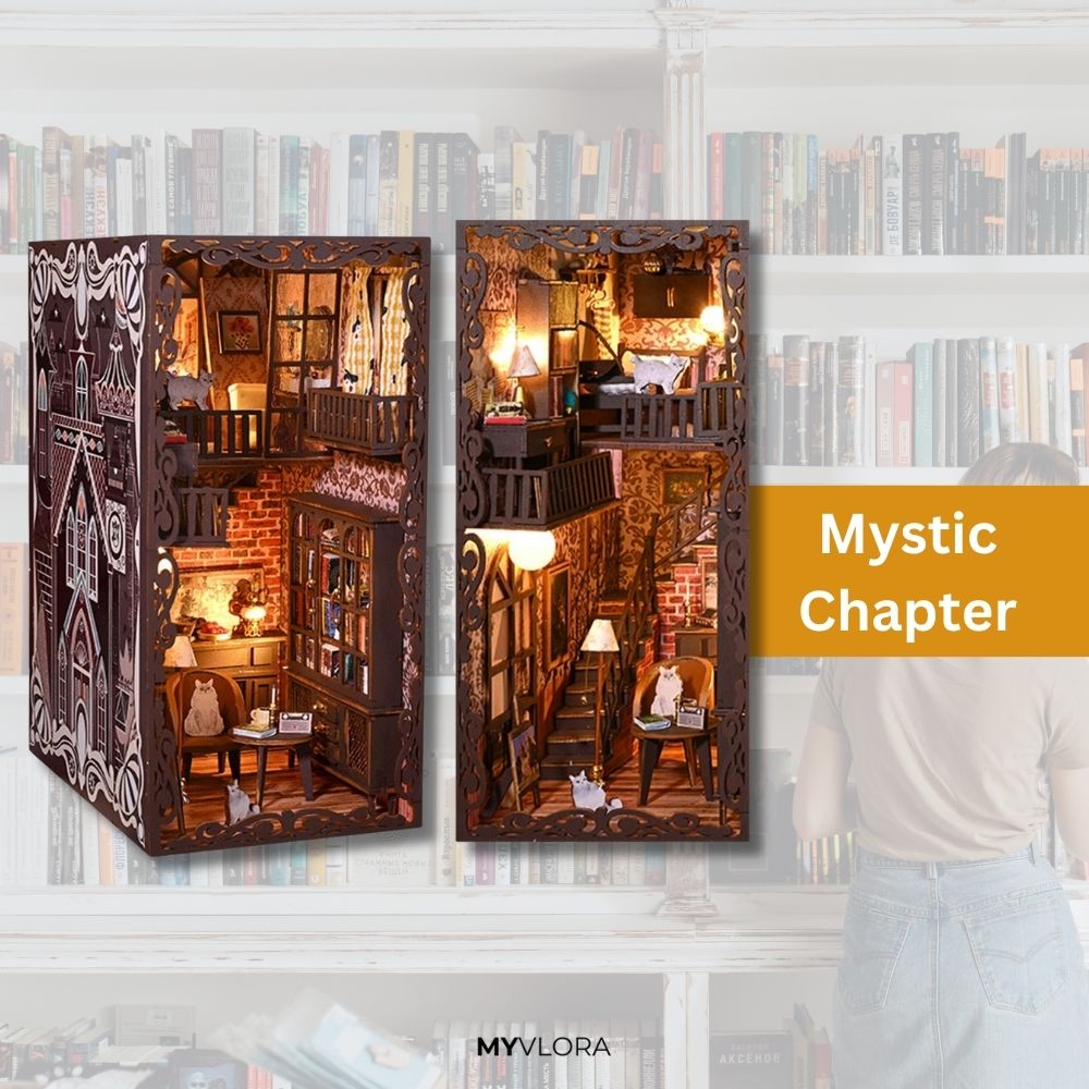 Magic Book Nook: DIY Wooden Puzzle for Book Lovers