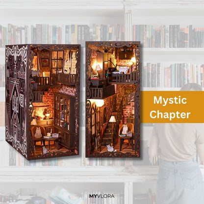 Magic Book Nook: DIY Wooden Puzzle for Book Lovers