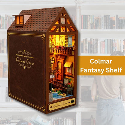 Magic Book Nook: DIY Wooden Puzzle for Book Lovers