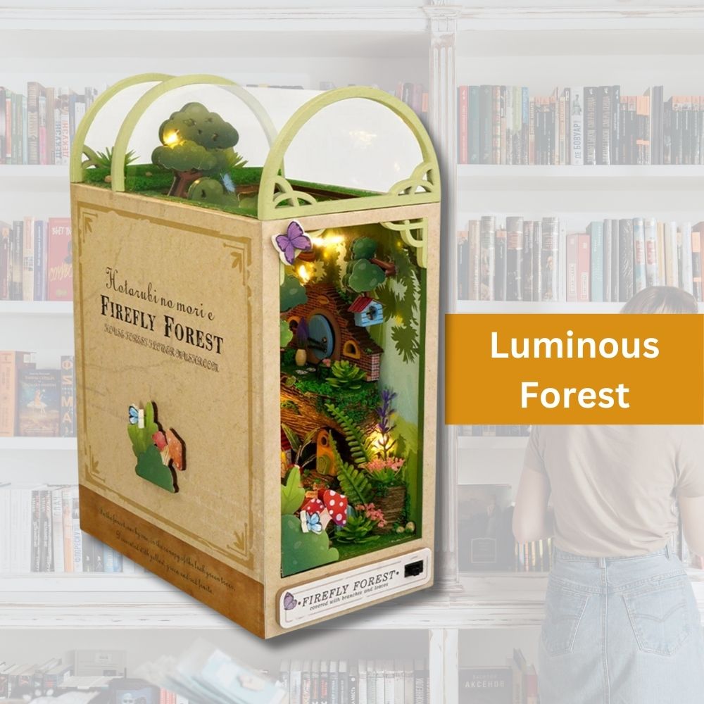 Magic Book Nook: DIY Wooden Puzzle for Book Lovers
