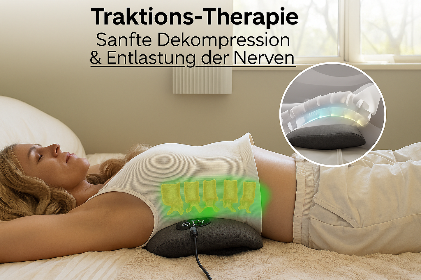 Lendenstützkissen - Dreifach-Fusionsmassagegerät