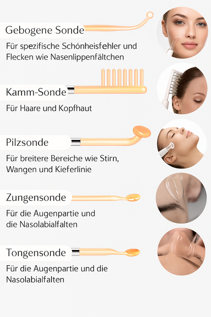 DermaGlow Pro – Hochfrequenz-Therapie für Haut & Haar