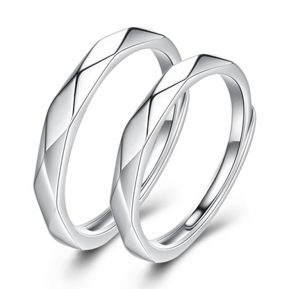 Love Reflection Couple Ring