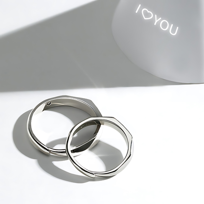 Love Reflection Couple Ring