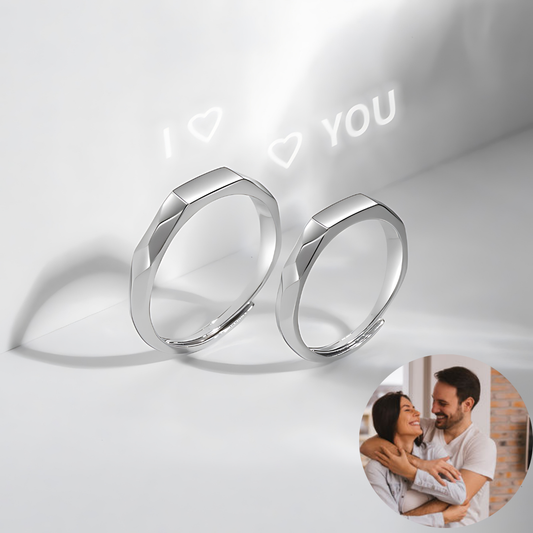 Love Reflection Couple Ring