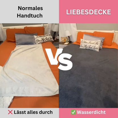Waterproof blanket for romantic couples